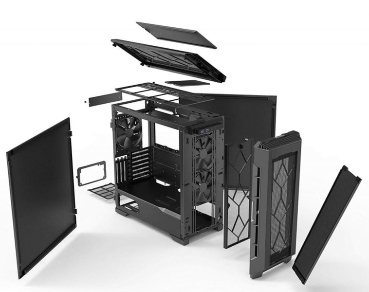 Zdjęcie produktu: Obudowa do komputera Phanteks Eclipse P600S Silent, wyciszona, czarna Zdjęcie produktu: Obudowa do komputera Phanteks Eclipse P600S Silent, wyciszona, czarna