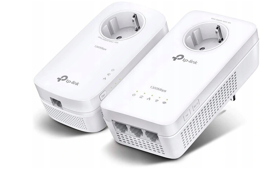 TP-Link TL-WPA8631P WLAN WiFi AV1300 Powerline Adapter Starter Kit TP-Link TL-WPA8631P WLAN WiFi AV1300 Powerline Adapter Starter Kit