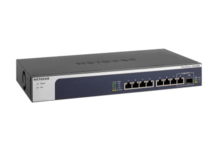 Miniatura produktu: NETGEAR XS508M-100EUS 8-port 10-Gigabit/Multi-Gigabit Ethernet Unmanaged Switch with 1 SFP+ ports, Desktop and Rackmount