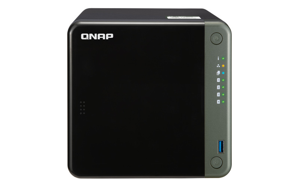 Zdjęcie produktu: Serwer plików QNAP TS-453D-4G rozbudowany do 16G 4-bay, Celeron J4125 quad-core 2.0 GHz, 16G RAM DDR4, 2x 2,5 GbE LAN, 2xUSB 2.0, 2xUSB 3.2, 1xHDMI, 1x PCIe Gen 2x2.. Zdjęcie produktu: Serwer plików QNAP TS-453D-4G rozbudowany do 16G 4-bay, Celeron J4125 quad-core 2.0 GHz, 16G RAM DDR4, 2x 2,5 GbE LAN, 2xUSB 2.0, 2xUSB 3.2, 1xHDMI, 1x PCIe Gen 2x2..