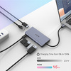 Miniatura zdjęcia: Unitek HUB USB TYP-C 2 x USB 3.1 HDMI DP RJ45 czytnikSD (D1056A)