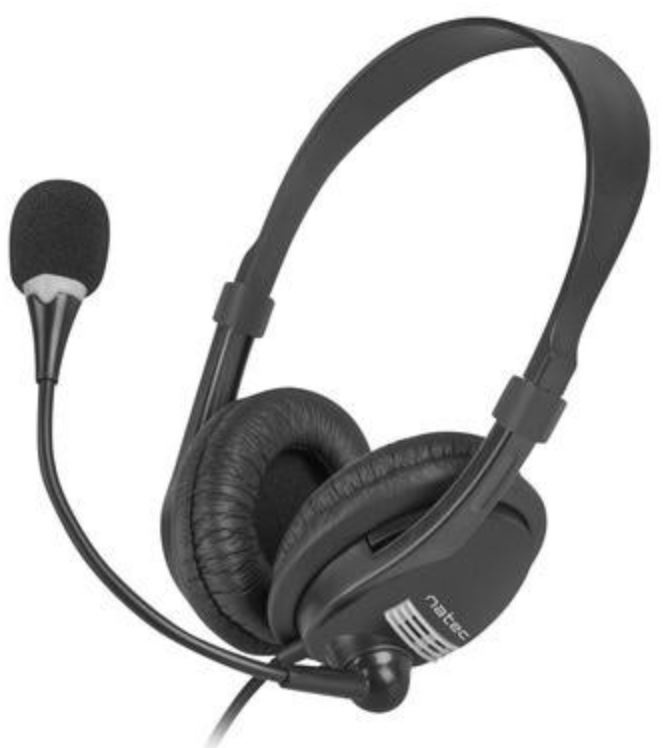 Słuchawki z mikrofonem Natec Drone USB Słuchawki z mikrofonem Natec Drone USB