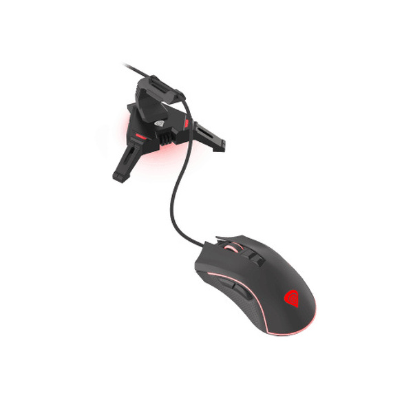 Zdjęcie produktu: Uchwyt na kabel myszy Mouse Bungee Genesis Vanad 300 HUB USB 2.0 Zdjęcie produktu: Uchwyt na kabel myszy Mouse Bungee Genesis Vanad 300 HUB USB 2.0