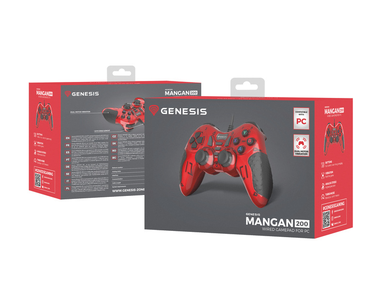 Zdjęcie produktu: Gamepad Genesis Mangan 200 przewodowy PC