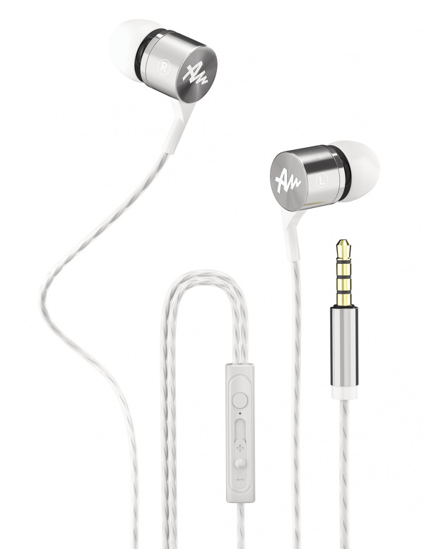 Zdjęcie produktu: Słuchawki Audictus Explorer 2.0 z mikrofonem dokanałowe - białe