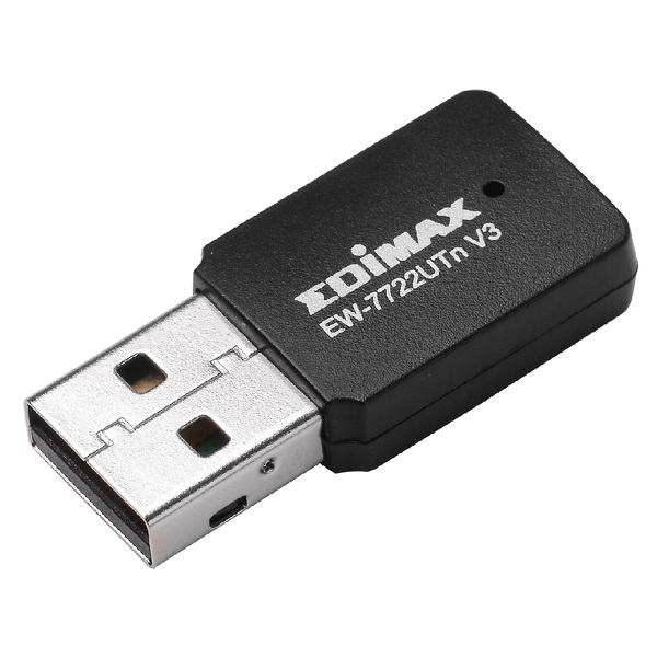 Zdjęcie produktu: EDIMAX EW-7722UTN V3 Adapter WiFi USB n300 Zdjęcie produktu: EDIMAX EW-7722UTN V3 Adapter WiFi USB n300