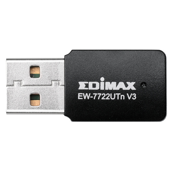 Zdjęcie produktu: EDIMAX EW-7722UTN V3 Adapter WiFi USB n300 Zdjęcie produktu: EDIMAX EW-7722UTN V3 Adapter WiFi USB n300