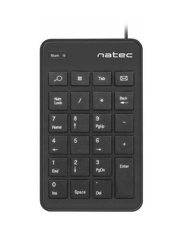 Zdjęcie produktu: Klawiatura numeryczna Natec Goby USB Czarna
