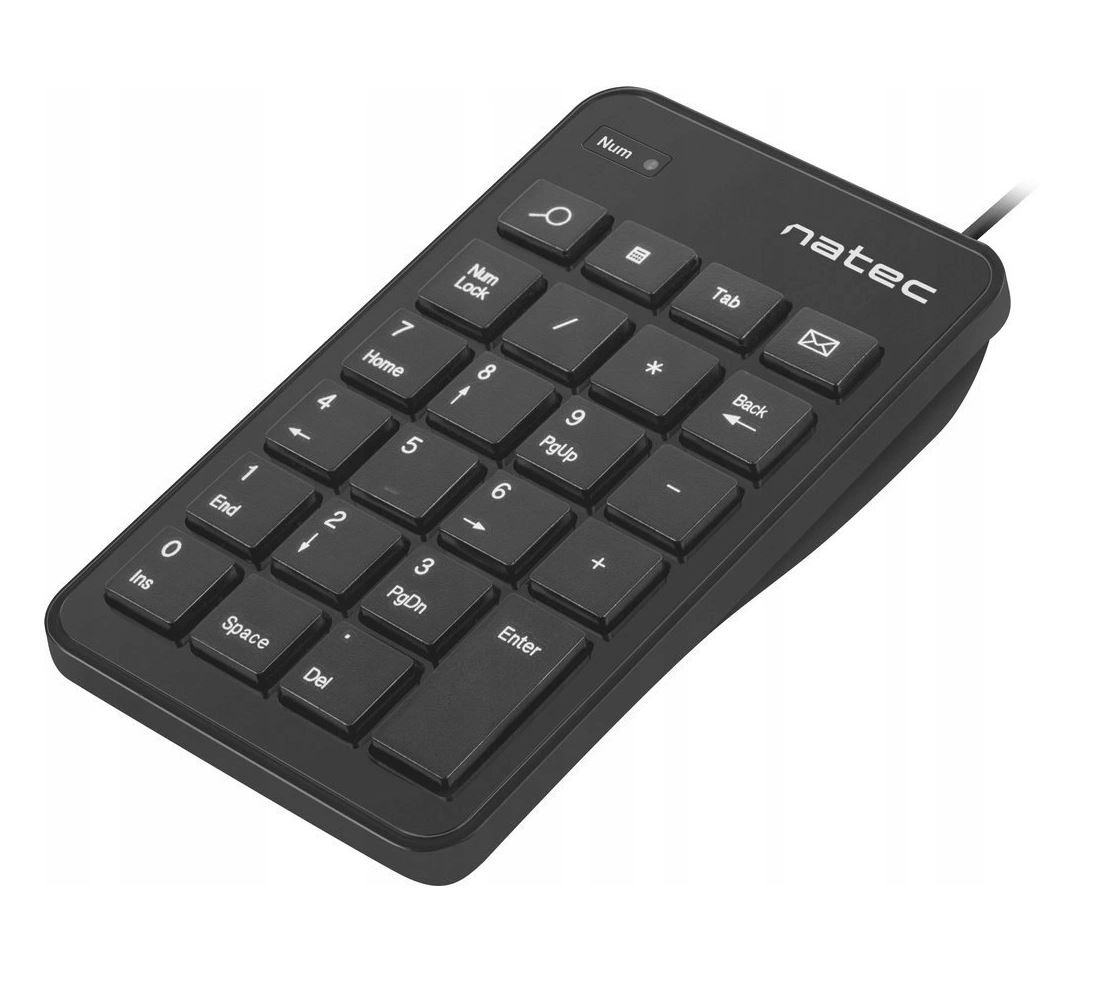 Klawiatura numeryczna Natec Goby USB Czarna