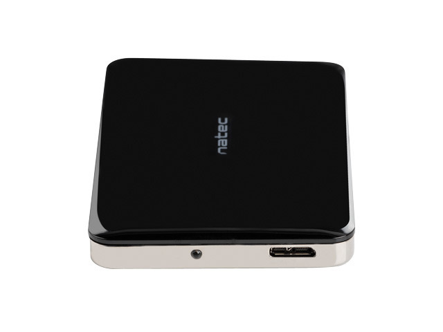 Obudowa zewnętrzna na dysk 2,5" HDD/SSD Natec Oyster 2 SATA USB 3.0 Aluminium Czarna Slim Screwless