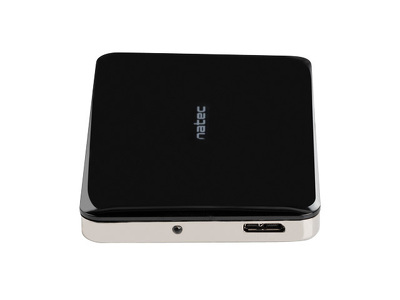 Miniatura produktu: Obudowa zewnętrzna na dysk 2,5" HDD/SSD Natec Oyster 2 SATA USB 3.0 Aluminium Czarna Slim Screwless