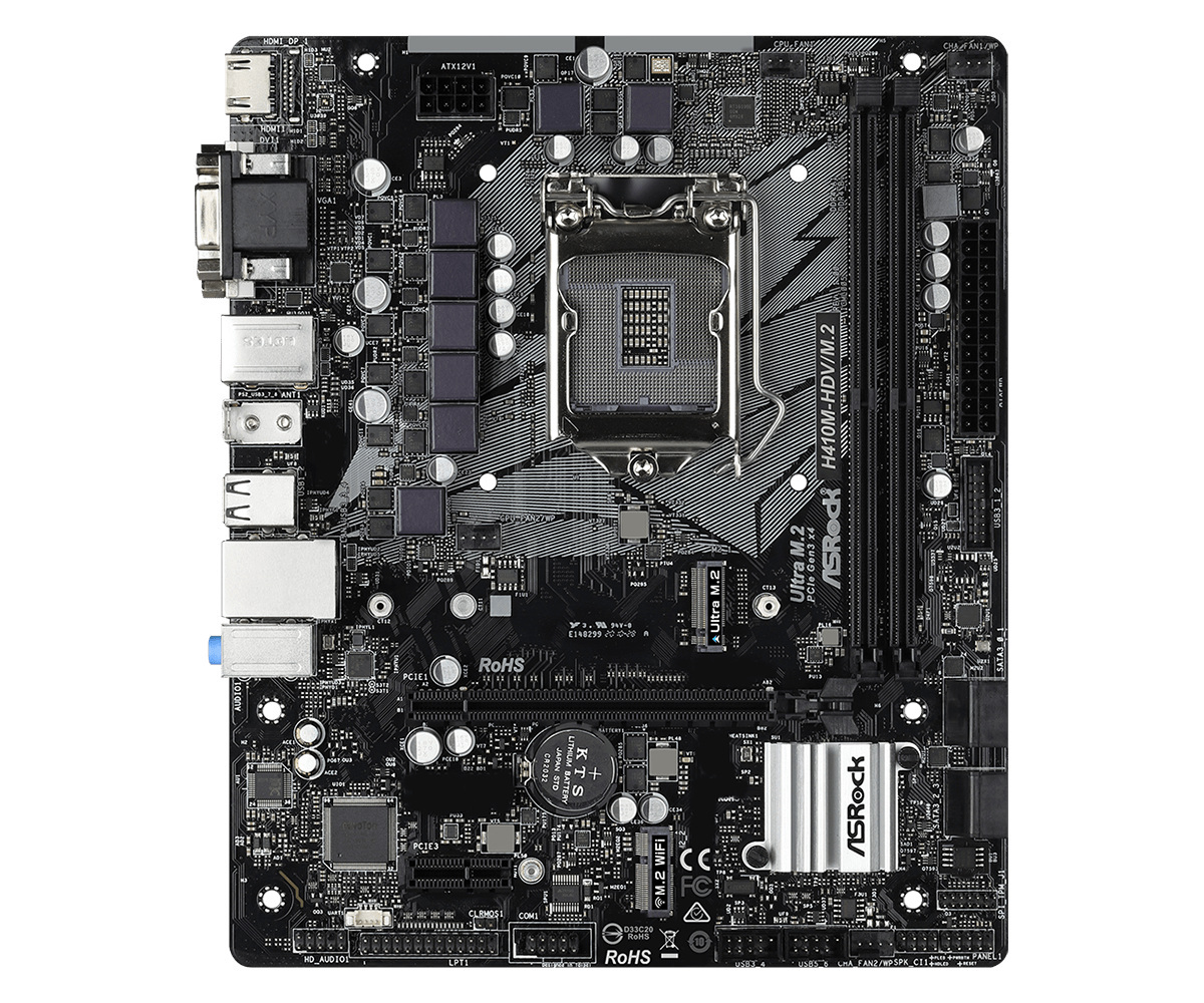 Płyta główna ASRock H410M-HDV/M.2 DDR4 LGA1200