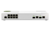 Qnap QSW-M2108-2C 10-portowy przełącznik 2x 10GbE SFP+/RJ45, 8x 2,5GbE, 1 x RJ45 do zarządzania