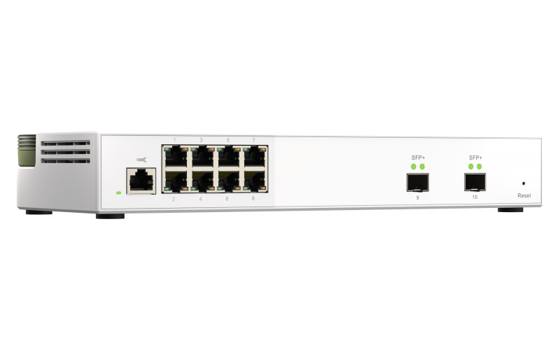 Qnap QSW-M2108-2S 10-portowy przełącznik 2x 10GbE SFP+