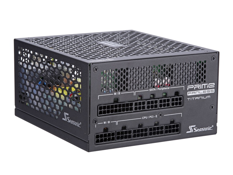 Zdjęcie produktu: Pasywny zasilacz Seasonic PRIME TX-600 Fanless 80Plus Titanium 600W Zdjęcie produktu: Pasywny zasilacz Seasonic PRIME TX-600 Fanless 80Plus Titanium 600W