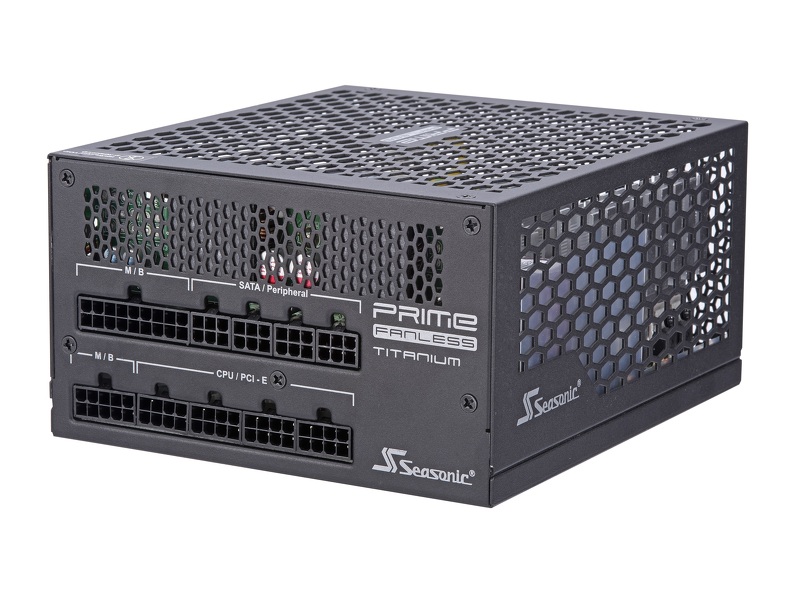 Zdjęcie produktu: Pasywny zasilacz Seasonic PRIME TX-600 Fanless 80Plus Titanium 600W Zdjęcie produktu: Pasywny zasilacz Seasonic PRIME TX-600 Fanless 80Plus Titanium 600W