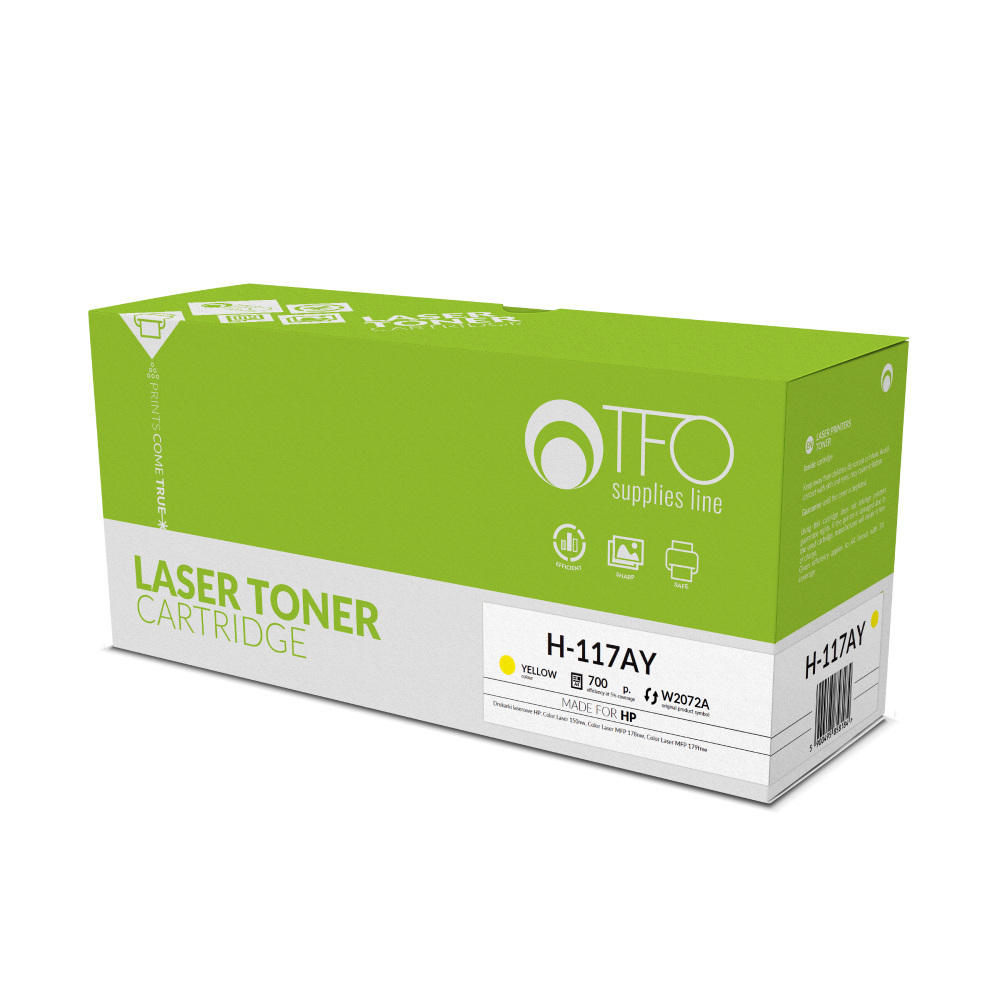 Toner TFO H-117AY HP 117A (W2073A) Yellow 700stron Toner TFO H-117AY HP 117A (W2073A) Yellow 700stron