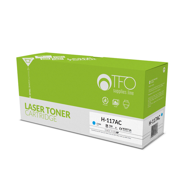 Zdjęcie produktu: Toner TFO H-117AC HP 117A (W2071A) Cyan 700stron Zdjęcie produktu: Toner TFO H-117AC HP 117A (W2071A) Cyan 700stron