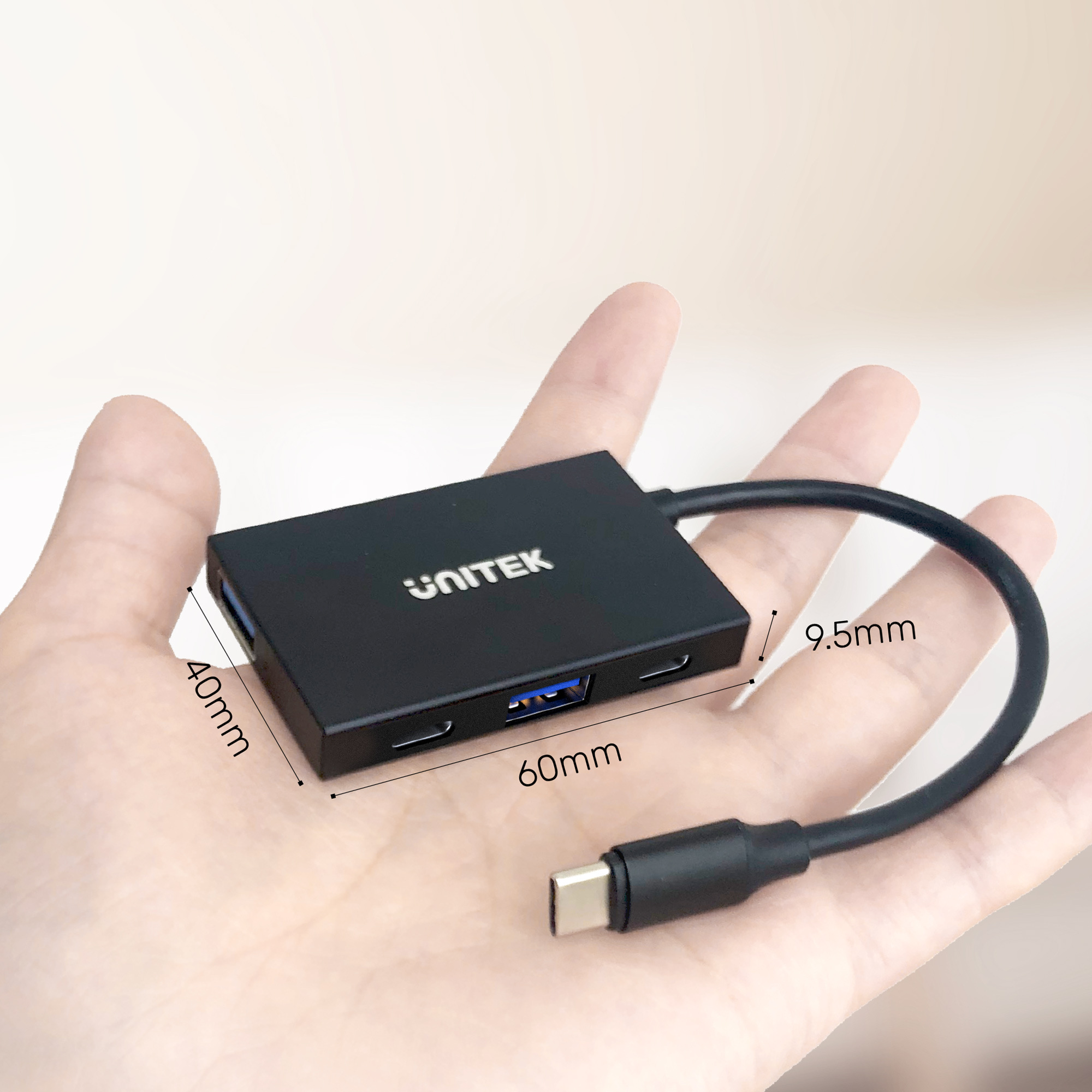 Unitek HUB USB TYP-C 10Gbps 2x USB-A H1302A
