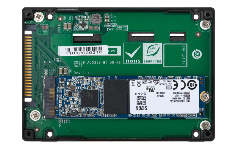 Qnap QDA-UMP 2,5 calowy adapter U.2 PCIe NVMe Gen3 x4 to M.2 2280 PCIe NVMe Gen3 x4