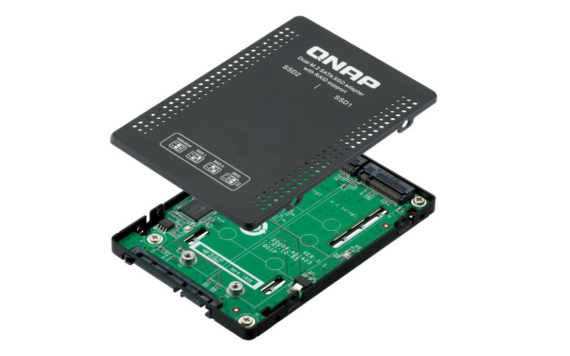 Qnap QDA-A2MAR 2,5-calowy adapter 2x M.2 SATA SSD