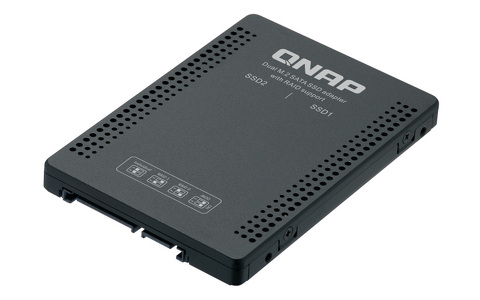 Miniatura produktu: Qnap QDA-A2MAR 2,5-calowy adapter 2x M.2 SATA SSD Miniatura produktu: Qnap QDA-A2MAR 2,5-calowy adapter 2x M.2 SATA SSD
