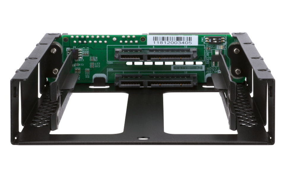 Zdjęcie produktu: Qnap QDA-A2AR 3,5-calowy adapter 2x 2,5 cala SATA SSD Zdjęcie produktu: Qnap QDA-A2AR 3,5-calowy adapter 2x 2,5 cala SATA SSD