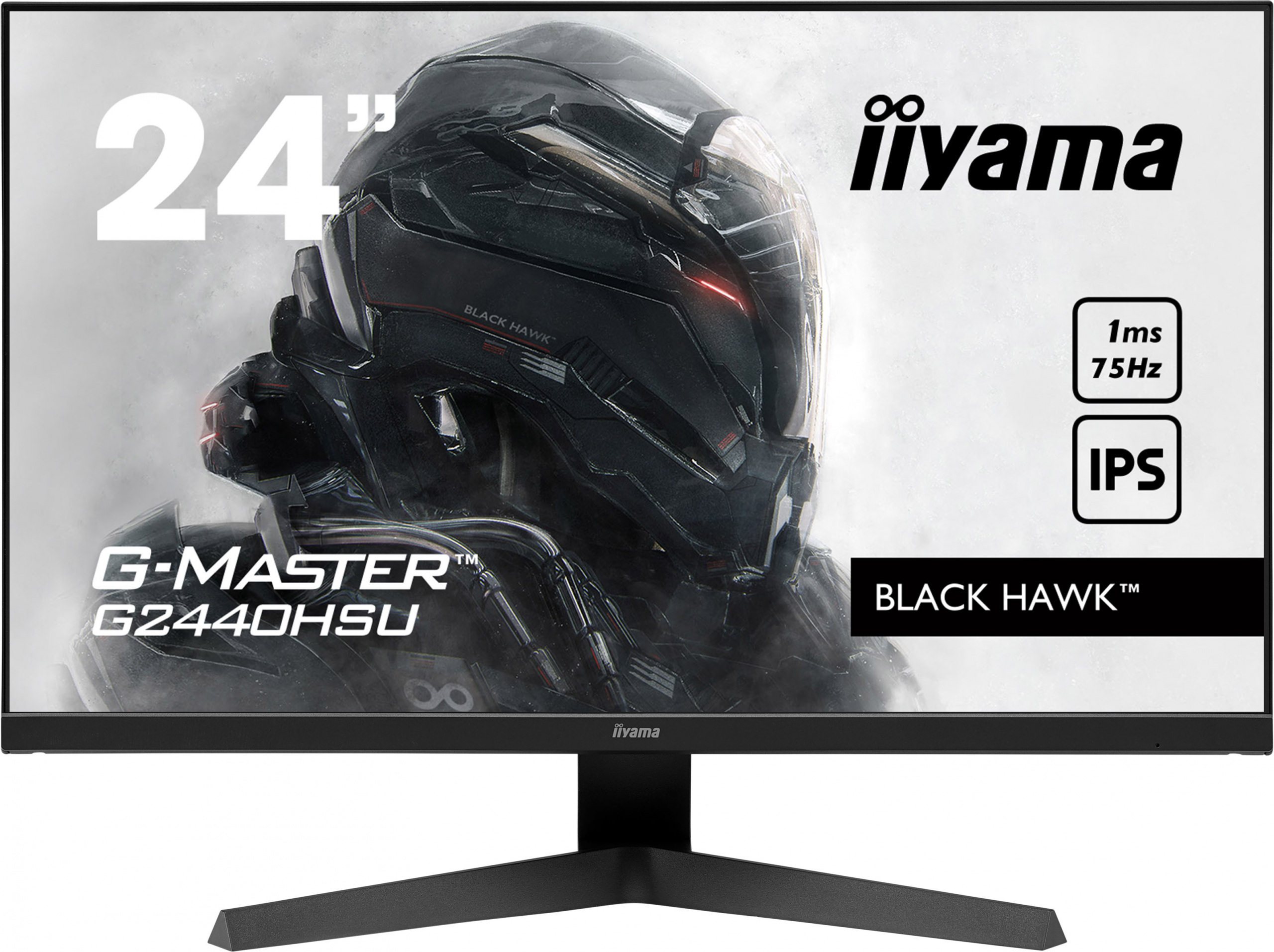 iiyama G-Master G2440HSU-B1 Black Hawk 24" FHD 75Hz 1ms FreeSync - z gwarancją iiyama 3 lata - zero martwych pikseli 30 dni