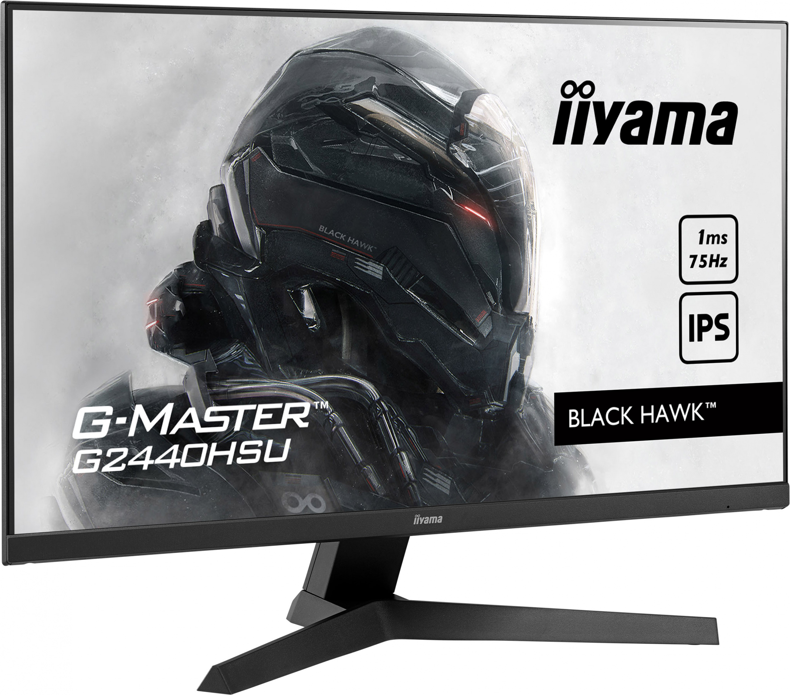 iiyama G-Master G2440HSU-B1 Black Hawk 24" FHD 75Hz 1ms FreeSync - z gwarancją iiyama 3 lata - zero martwych pikseli 30 dni
