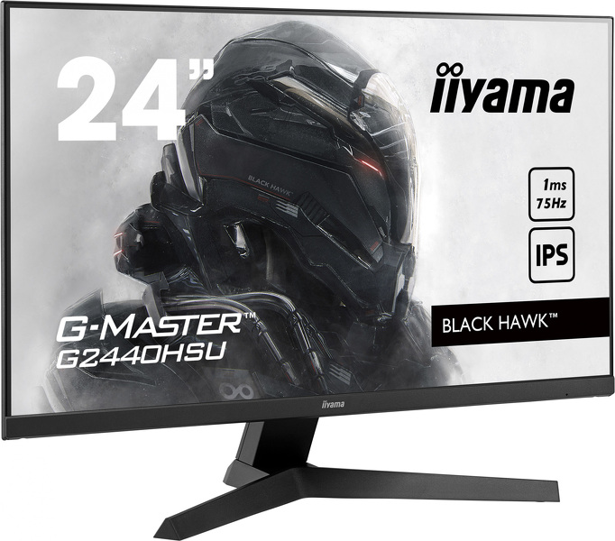 Zdjęcie produktu: iiyama G-Master G2440HSU-B1 Black Hawk 24" FHD 75Hz 1ms FreeSync - z gwarancją iiyama 3 lata - zero martwych pikseli 30 dni
