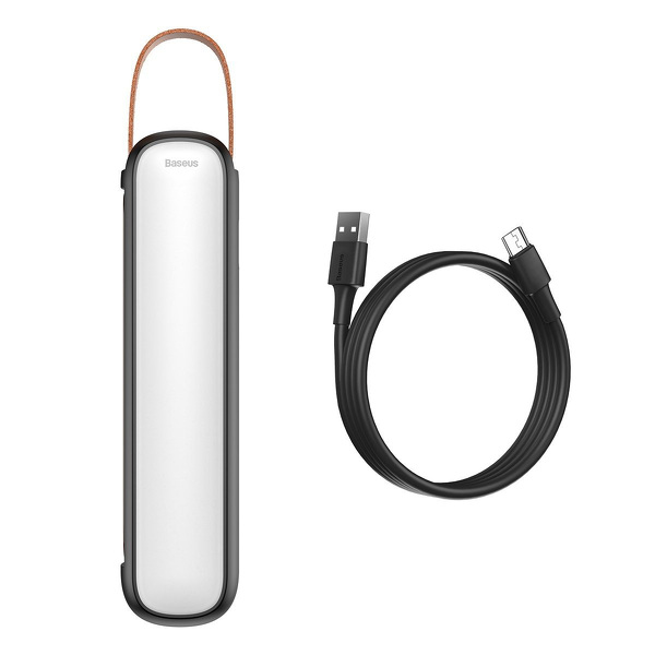 Zdjęcie produktu: Akcesorium samochodowe Baseus bezprzewodowa lampka lampa latarka solarna LED z akumulatorem 1000 mAh czarny (CRYJD01-01)