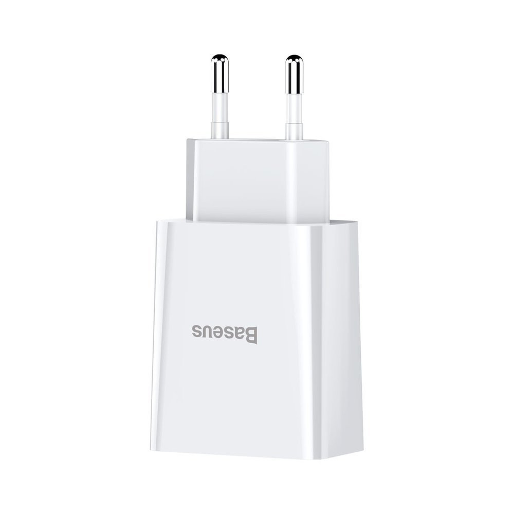 Ładowarka sieciowa Baseus 2x USB 2.1A 10,5W biały (CCFS-R02)