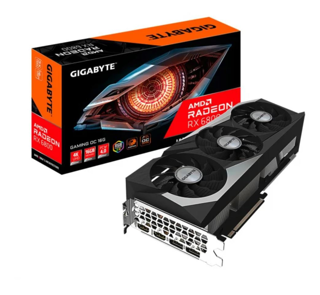 Gigabyte Radeon RX 6800 GAMING OC 16GB PCI-E GDDR6 (GV-R68GAMING OC-16GD)