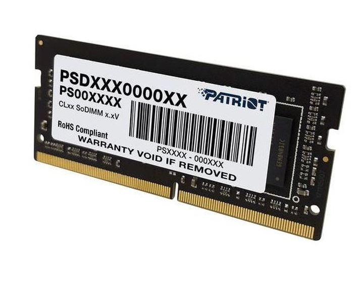 Zdjęcie produktu: Pamięć Patriot SODIMM 8GB DDR4 3200 CL22 PSD48G320081S