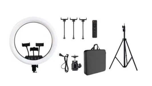 Miniatura produktu: Lampa pierścieniowa Vidlok Selfie Ring 45cm 3840lm