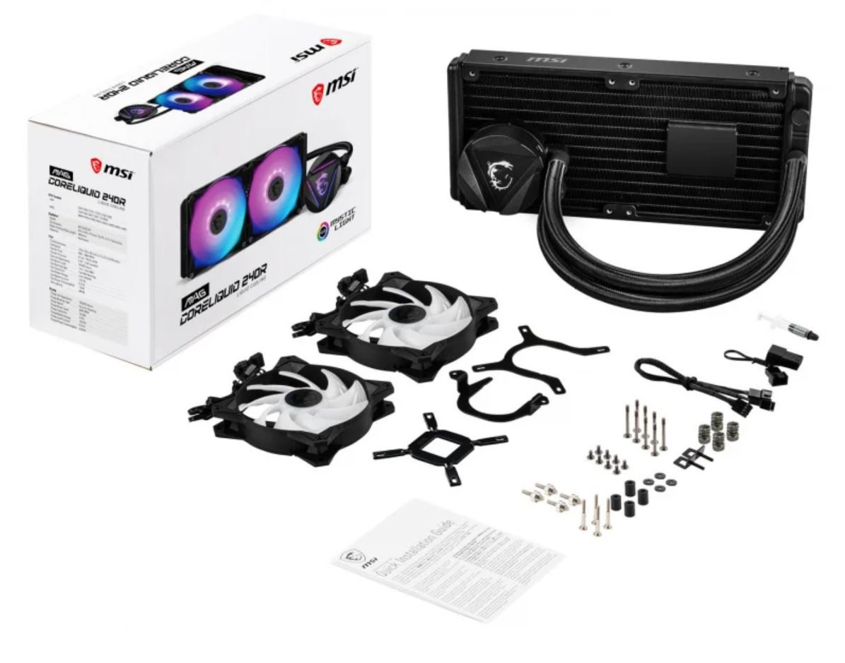 Chłodzenie wodne MSI MAG Core Liquid 240R Chłodzenie wodne MSI MAG Core Liquid 240R