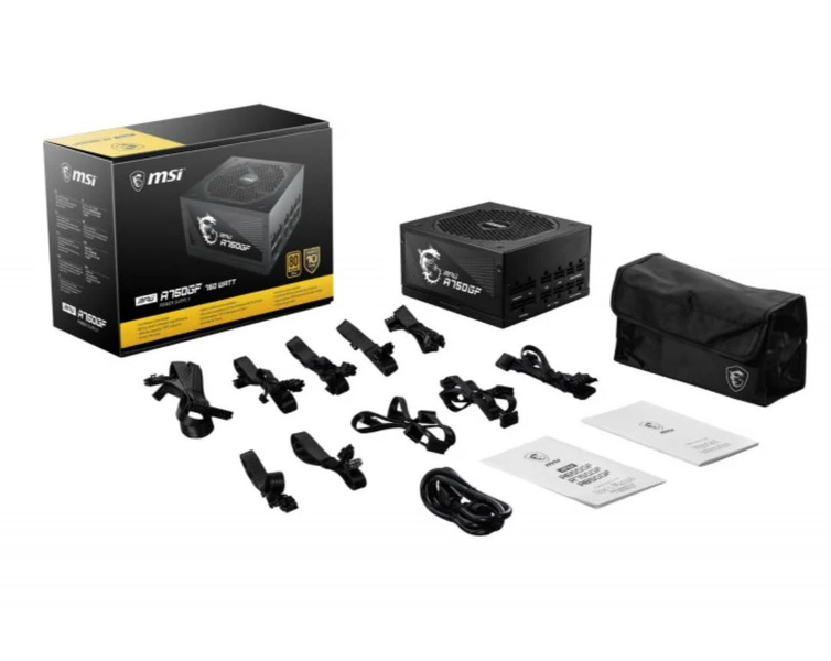 Zdjęcie produktu: Zasilacz Modularny MSI MPG A750GF 750W 80+Gold