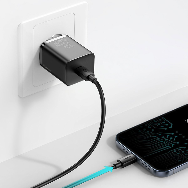 Zdjęcie produktu: Ładowarka sieciowa Baseus Super Si Quick Charger TYP-C 20W - czarna (CCSUP-B01) Zdjęcie produktu: Ładowarka sieciowa Baseus Super Si Quick Charger TYP-C 20W - czarna (CCSUP-B01)