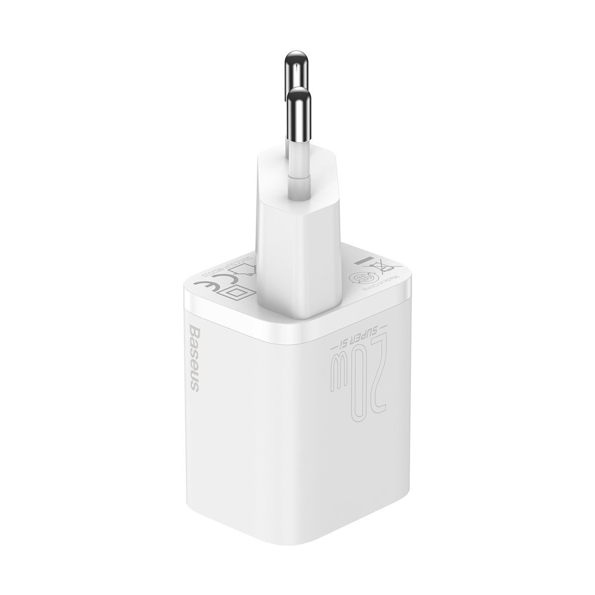 Ładowarka sieciowa Baseus Super Si Quick Charger TYP-C 20W - biała (CCSUP-B02) Ładowarka sieciowa Baseus Super Si Quick Charger TYP-C 20W - biała (CCSUP-B02)