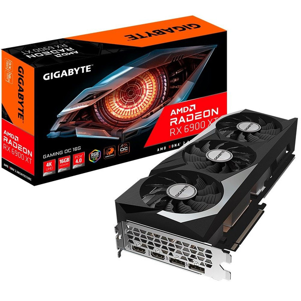 Zdjęcie produktu: Gigabyte Radeon RX 6900 XT Gaming OC 16GB PCI-E GDDR6 (GV-R69XTGAMING OC-16GD) Zdjęcie produktu: Gigabyte Radeon RX 6900 XT Gaming OC 16GB PCI-E GDDR6 (GV-R69XTGAMING OC-16GD)