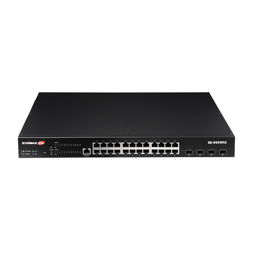 EDIMAX GS-5424PLX 24-portowy gigabitowy PoE+ EDIMAX GS-5424PLX 24-portowy gigabitowy PoE+