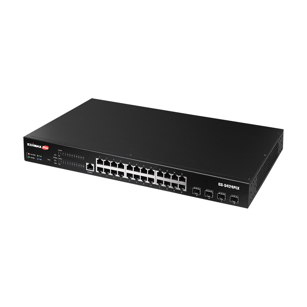 EDIMAX GS-5424PLX 24-portowy gigabitowy PoE+ EDIMAX GS-5424PLX 24-portowy gigabitowy PoE+