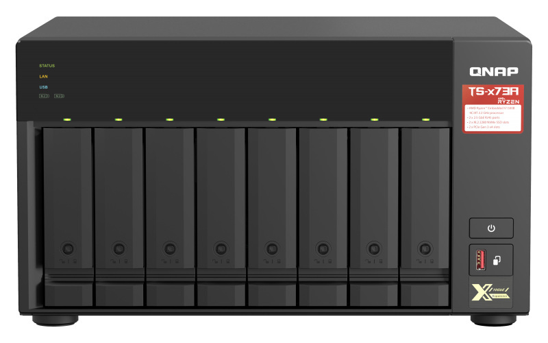 Serwer plików QNAP TS-873A-8G 8-Bay NAS, 8GB RAM