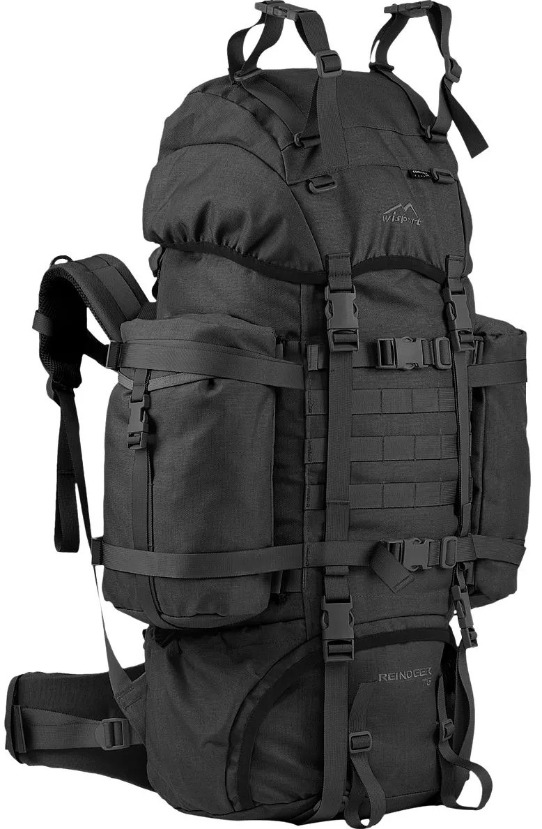 Plecak Wisport Reindeer 75L Black Plecak Wisport Reindeer 75L Black