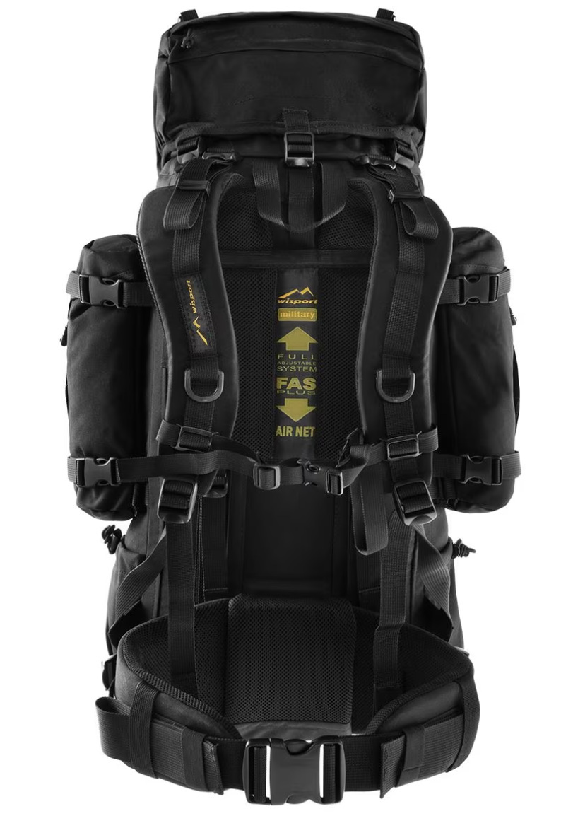 Plecak Wisport Reindeer 75L Black Plecak Wisport Reindeer 75L Black