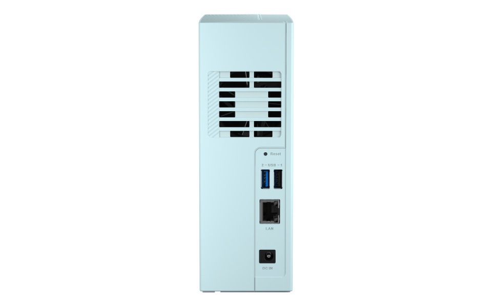 Zdjęcie produktu: Serwer plików QNAP TS-130 1-Bay NAS, RTD1295 1,4 GHz, 4-core, 1GB RAM DDR4, 1x USB 3.2, 1x USB 2.0, 1x GbE LAN