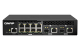 Qnap QSW-M2108R-2C 10-portowy przełącznik 2x 10GbE SFP+/RJ45, 8x 2,5GbE, 1 x RJ45 do zarządzania