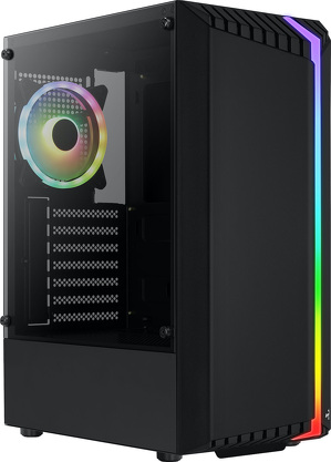 Miniatura produktu: Obudowa do komputera Aerocool BIONIC Black RGB Miniatura produktu: Obudowa do komputera Aerocool BIONIC Black RGB