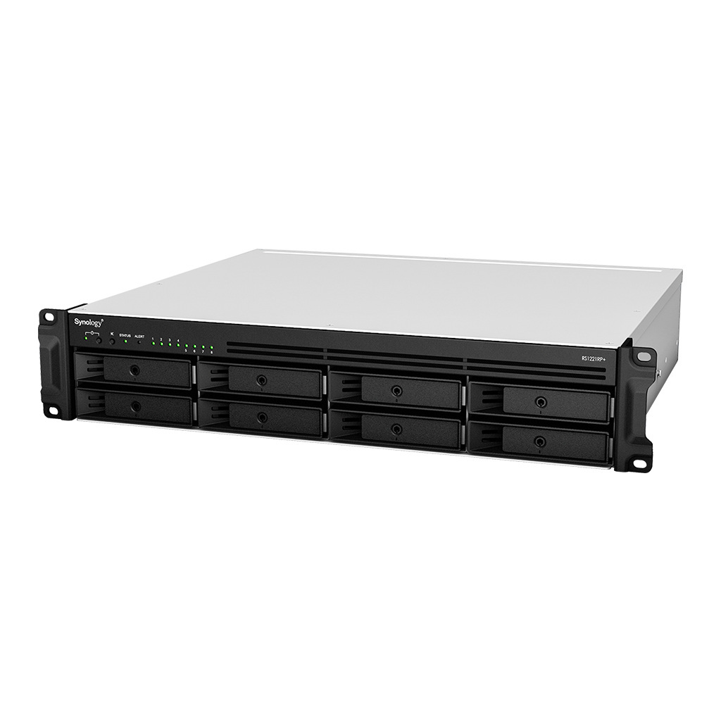 Synology RS1221RP+ 8 bay AMD Ryzen V1500B 4GB 4xGbE