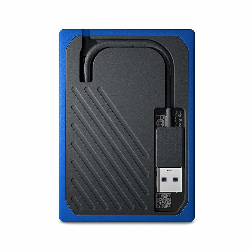 Dysk przenośny WD My Passport Go SSD 2TB - niebieski (WDBMCG0020BBT-WESN)